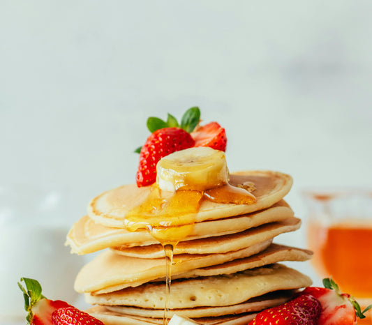 Pancakes mit Obst