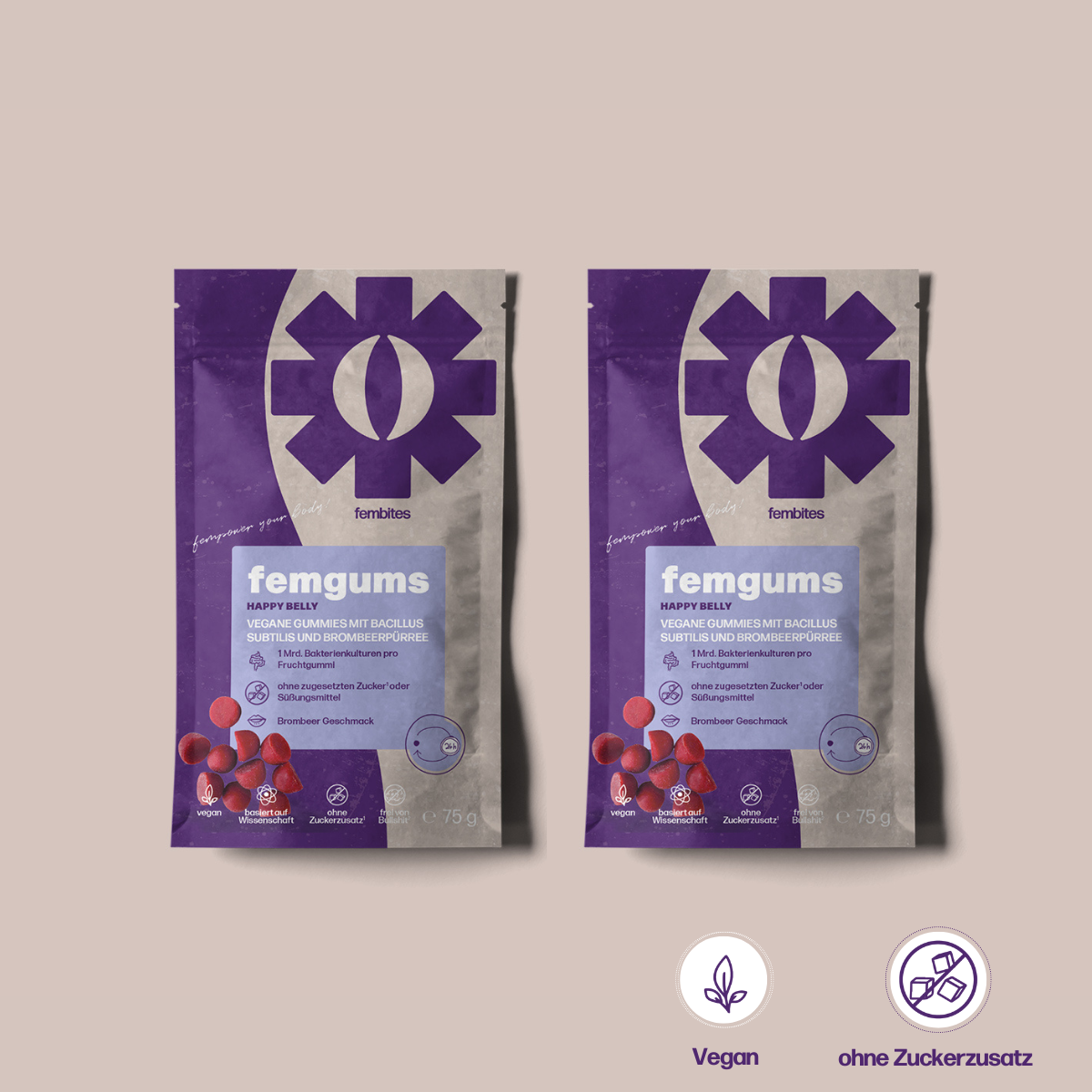 2 Monate femgums® HAPPY BELLY