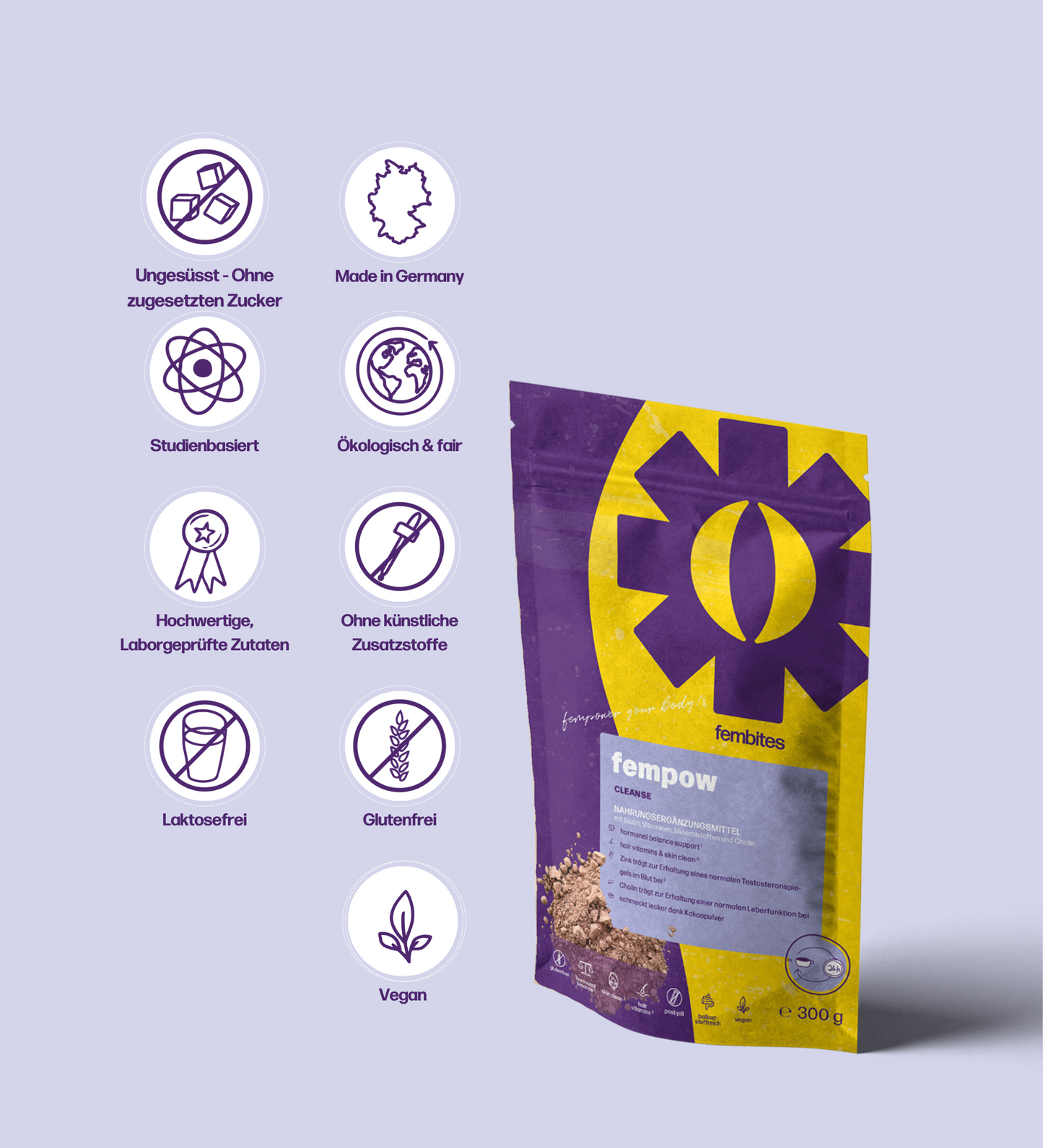 2 Monate fempow® CLEANSE