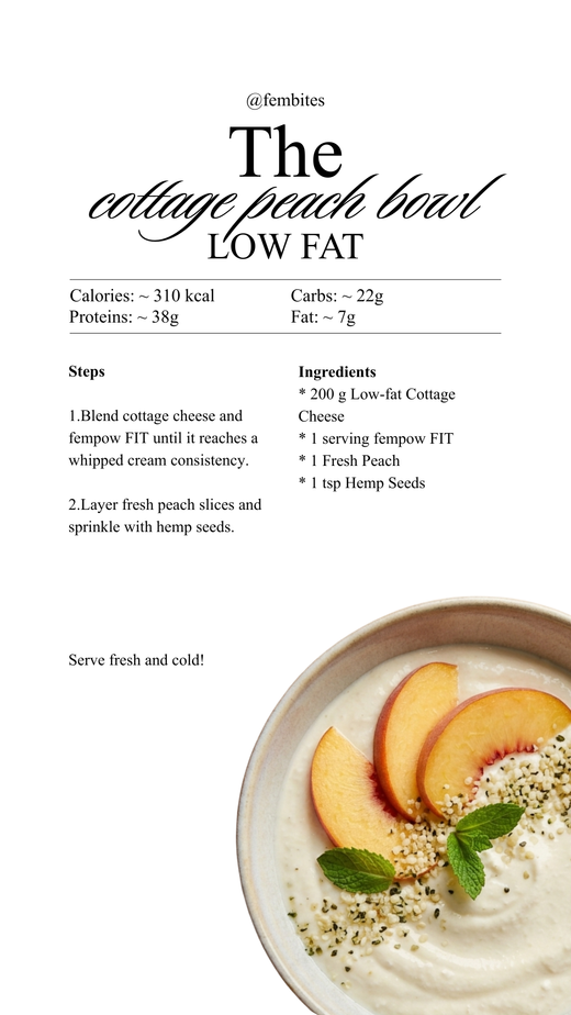 Cottage Peach Bowl