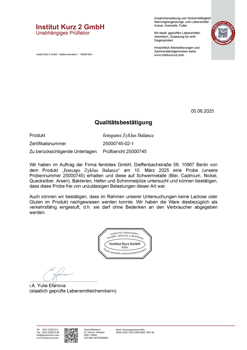 femgums® ZYKLUS BALANCE