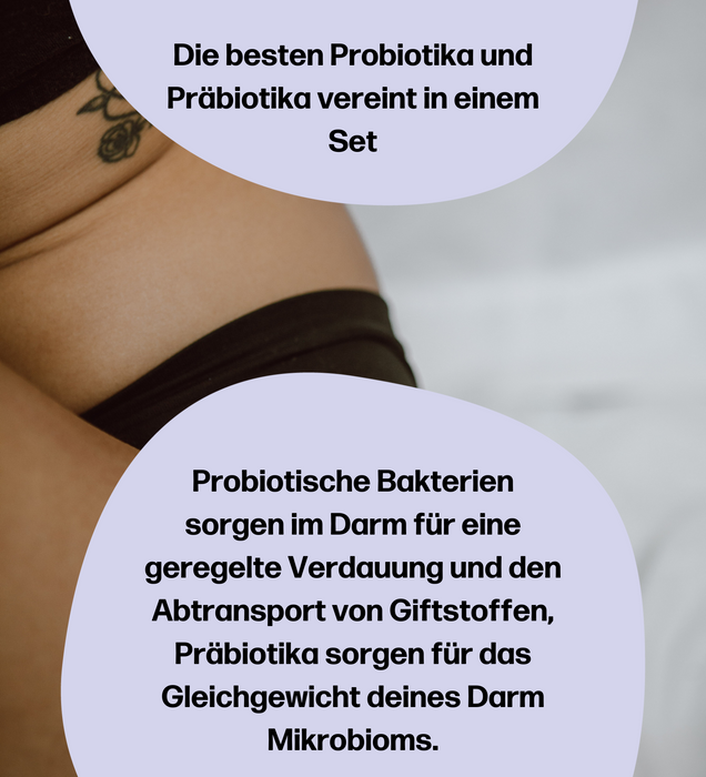 fembites FEMBIOTIC SET fempow CLEANSE femgums HAPPY BELLY Probiotika Präbiotika Darmgesundheit