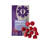 fembites femgums HAPPY BELLY Nahrungsergänzung Fruchtgummis vegan, ohne zugesetzten Zucker und mit Bakterienkulturen für die Darmflora 