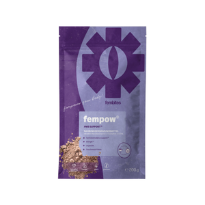 fembites fempow PMS SUPPORT Nahrungsergänzung vegan für hormonelle Balance und gegen PMS mit Pflanzenextrakten, Vitaminen und Aminosäuren