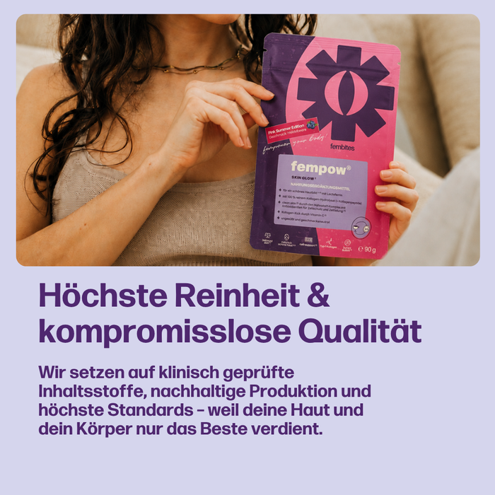 fempow® SKIN GLOW Heidelbeere