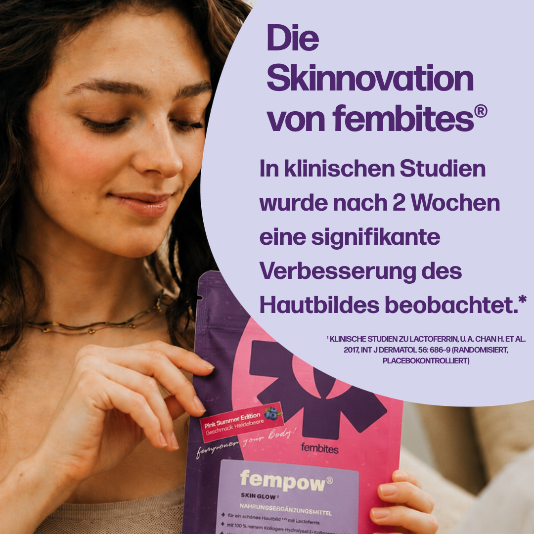 fempow® SKIN GLOW Heidelbeere