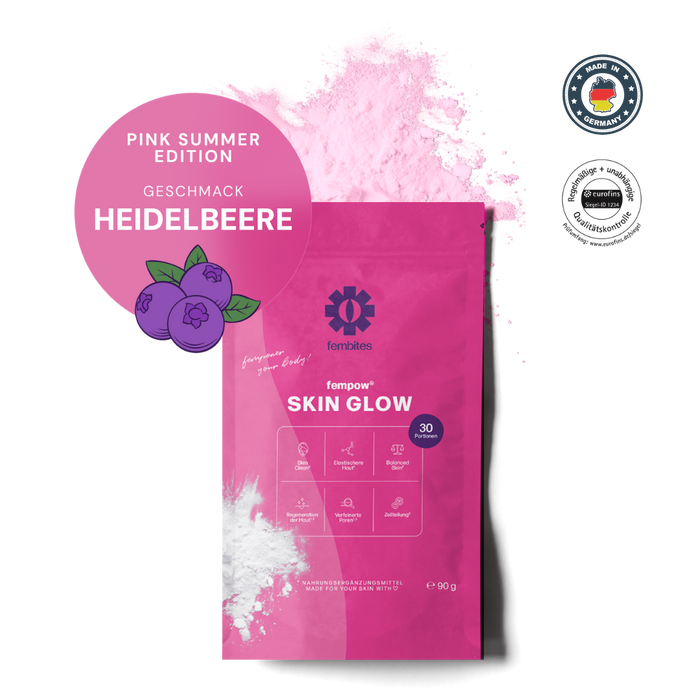 fempow® SKIN GLOW Heidelbeere