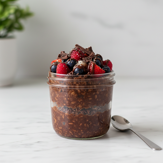 Detox Chocolate Overnight Oats