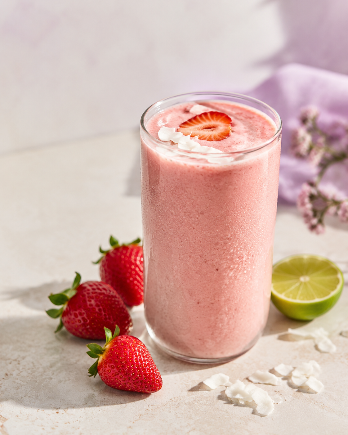 Strawberry Coconut Glow