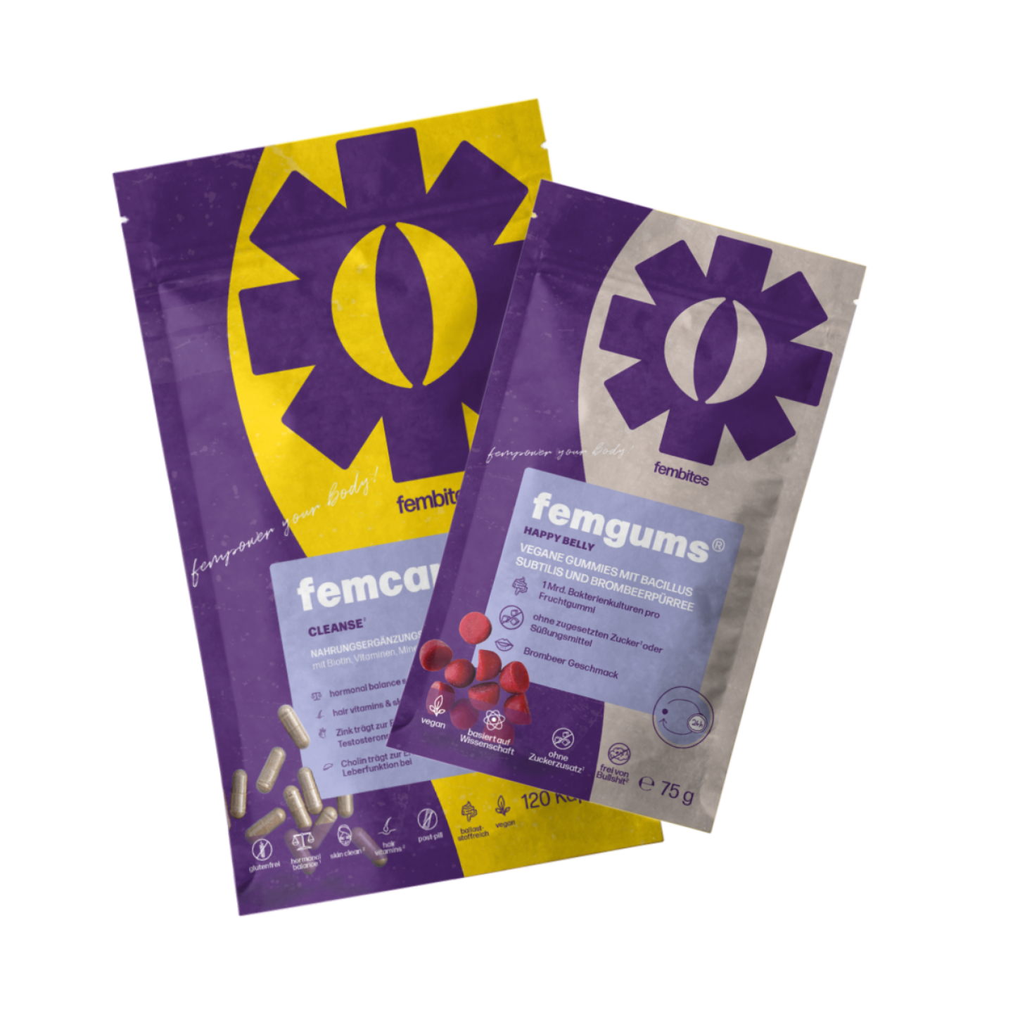 FEMBIOTIC SET mit femcaps® CLEANSE | fembites