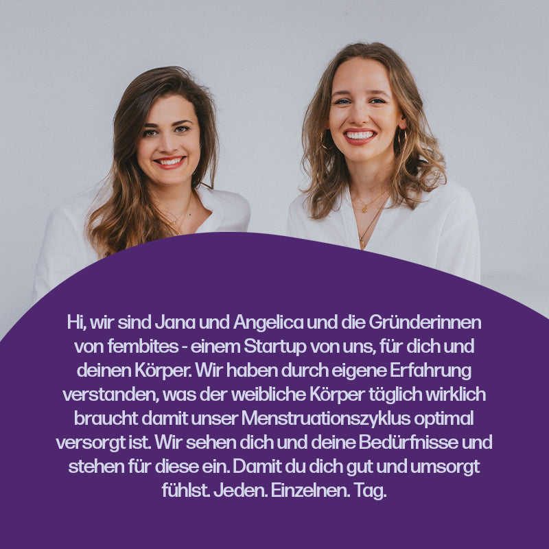 Gründerinnen des Startups fembites - Entwicklung von Produkten für weiblichen Körper 