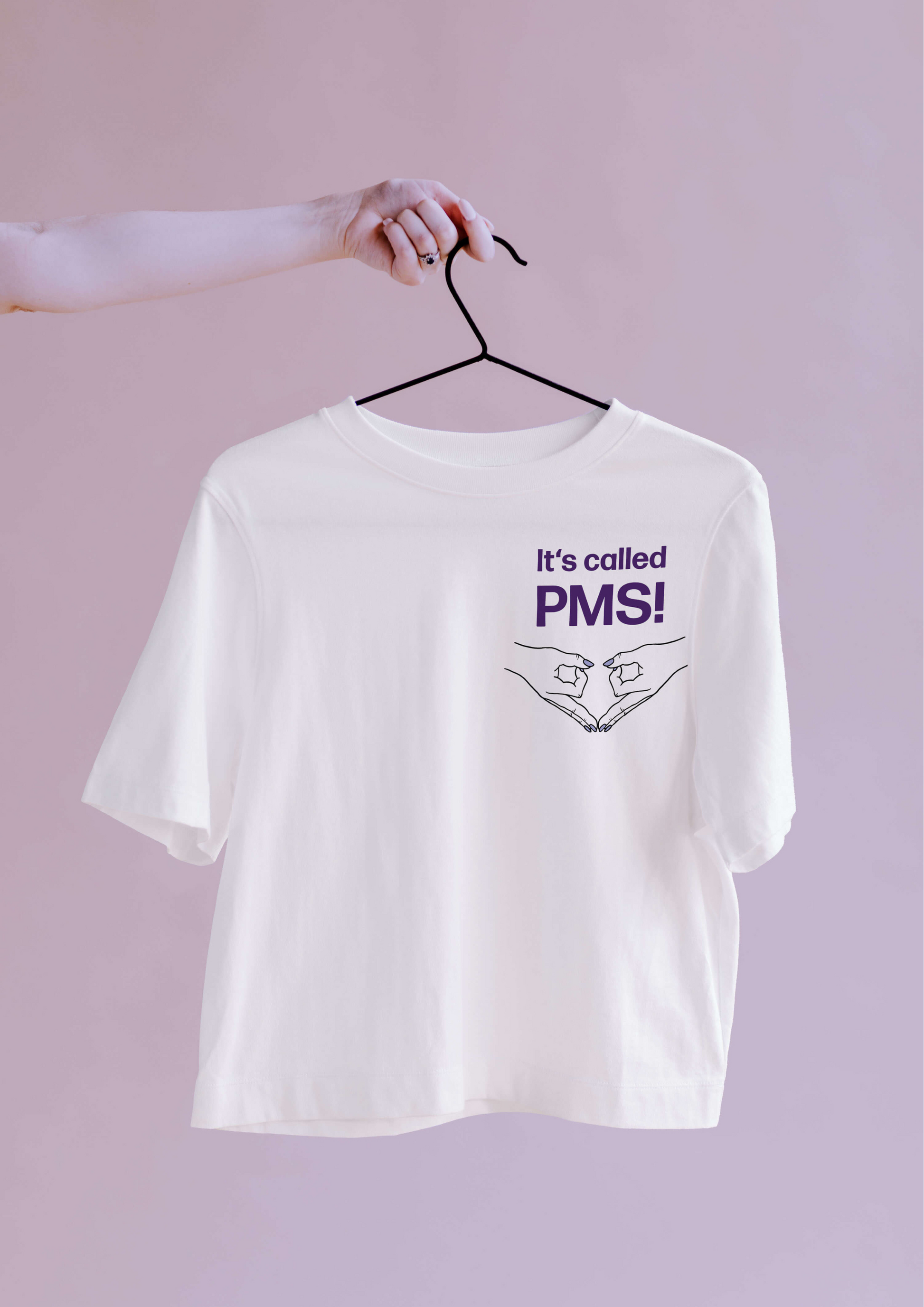 bedrucktes Tshirt mit PMS Aufdruck